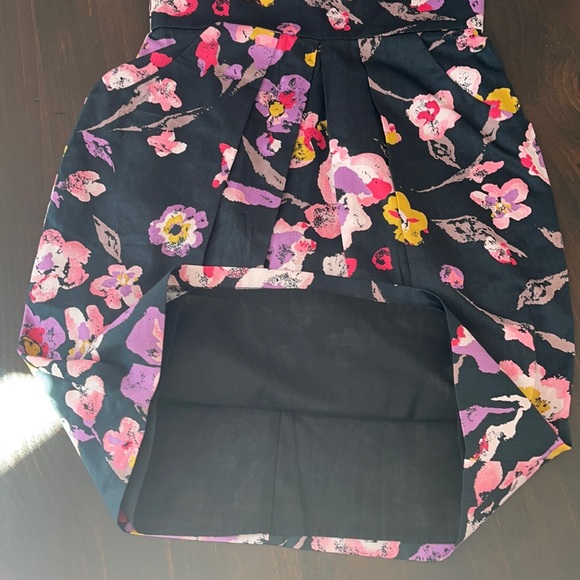 Max and Cleo Black Flowered Sleeveless Dress Sz 2 - Picture 12 of 14